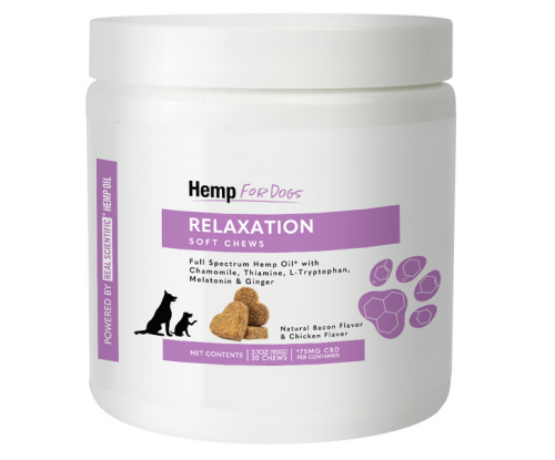 Hemp for Pets Relaxation Soft Chews for Dogs